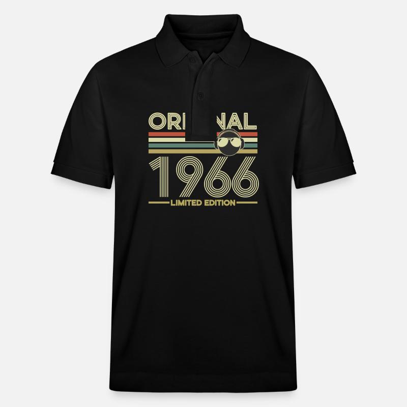 1966 - Stanley/Stella Unisex Bio-Poloshirt PREPSTER - Schwarz