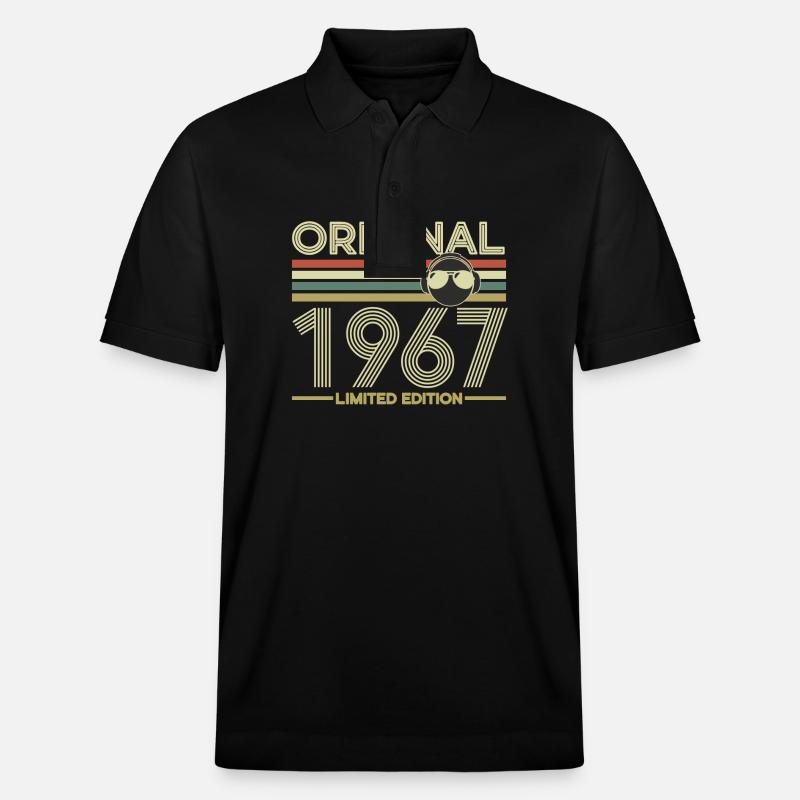 1967 - Stanley/Stella Unisex Bio-Poloshirt PREPSTER - Schwarz