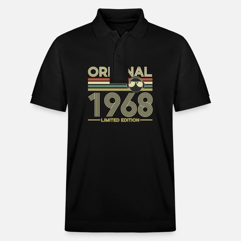 1968 - Stanley/Stella Unisex Bio-Poloshirt PREPSTER - Schwarz