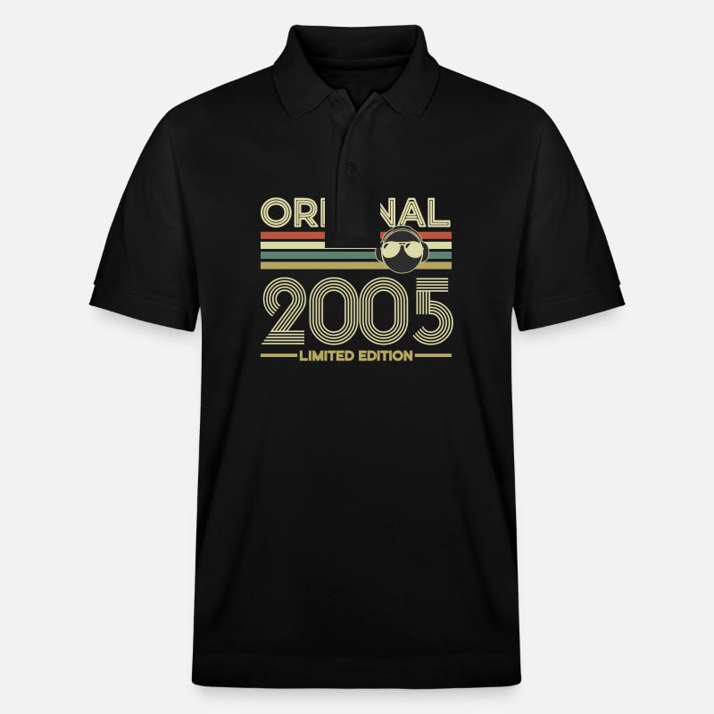2005 - Stanley/Stella Unisex Bio-Poloshirt PREPSTER - Schwarz