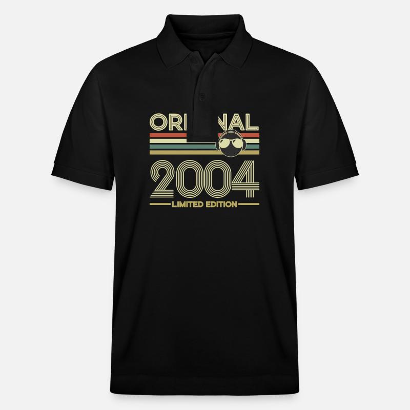 2004 - Stanley/Stella Unisex Bio-Poloshirt PREPSTER - Schwarz