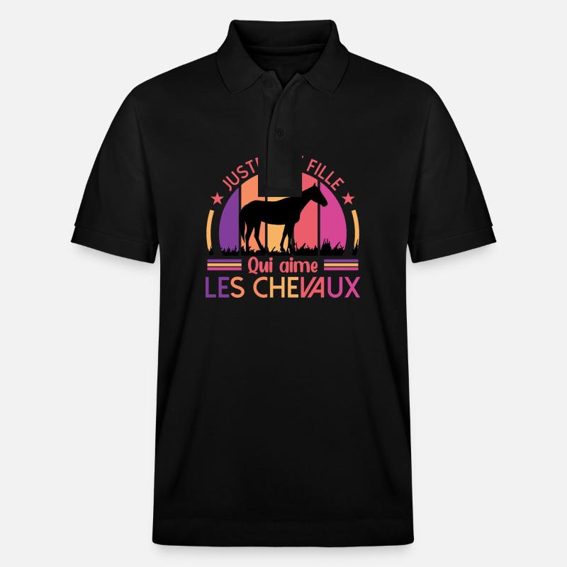 lecsss - Polo PREPSTER bio Stanley/Stella Unisexe - noir