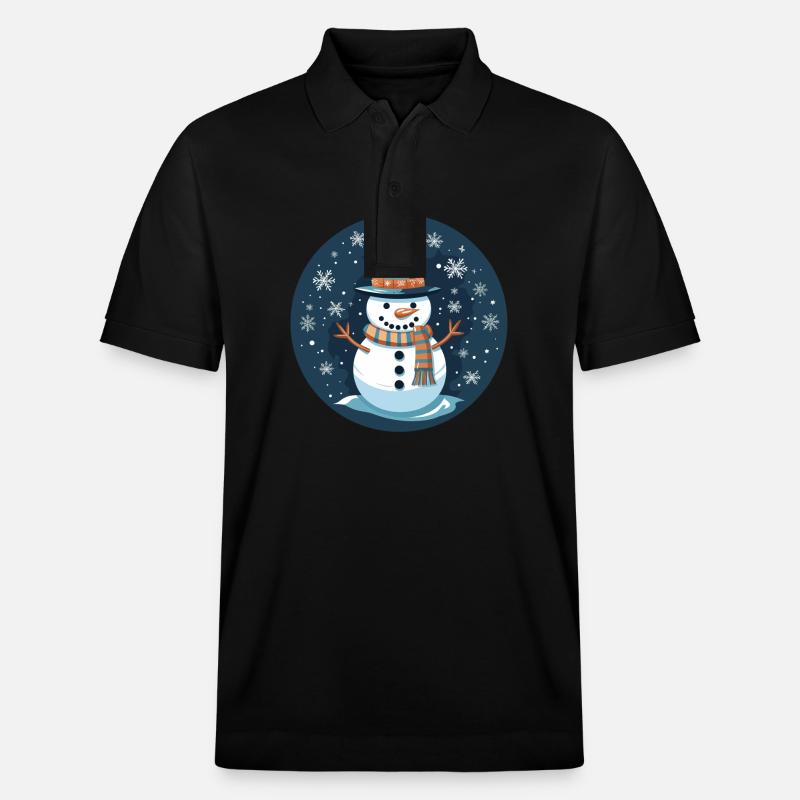 Schneemann - Stanley/Stella Unisex Bio-Poloshirt PREPSTER - Schwarz