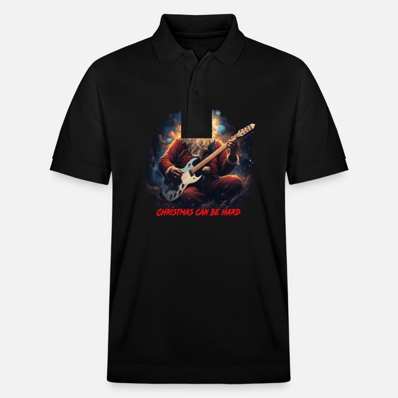 Noël peut être difficile - Polo PREPSTER bio Stanley/Stella Unisexe - noir