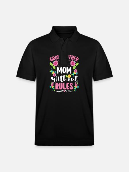 Grand-père grand-mère bébé - Polo PREPSTER bio Stanley/Stella Unisexe - noir