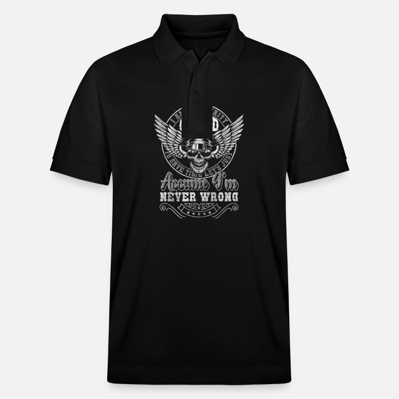 Security Schutz Zyniker Aufpassen - Stanley/Stella Unisex Bio-Poloshirt PREPSTER - Schwarz