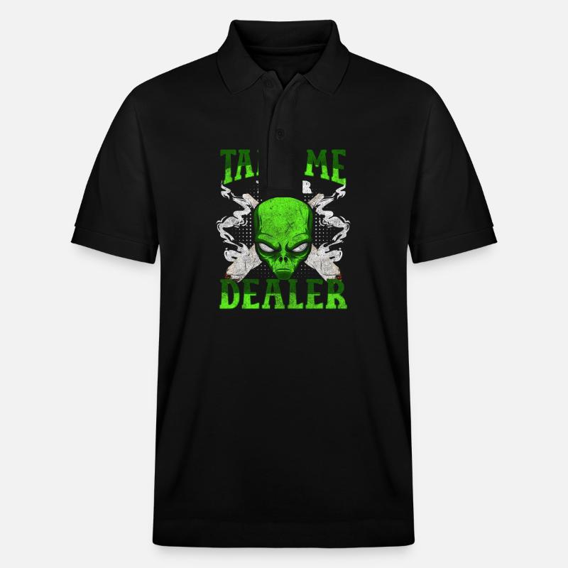 Aliens Erde Science-fiction - Stanley/Stella Unisex Bio-Poloshirt PREPSTER - Schwarz