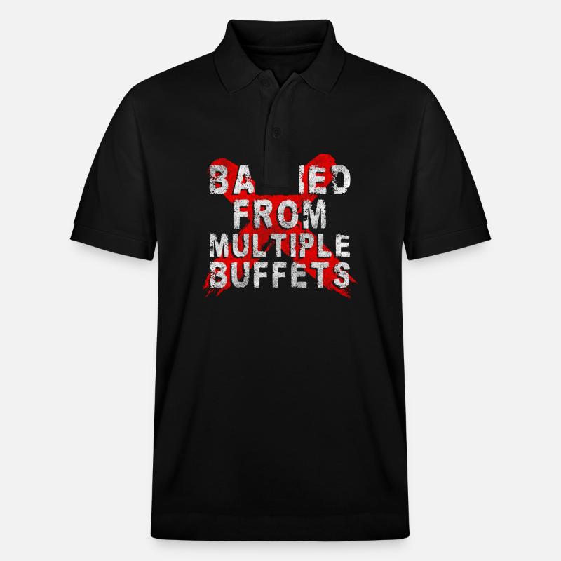 Buffet Hunger Hotel Vielesser - Stanley/Stella Unisex Bio-Poloshirt PREPSTER - Schwarz