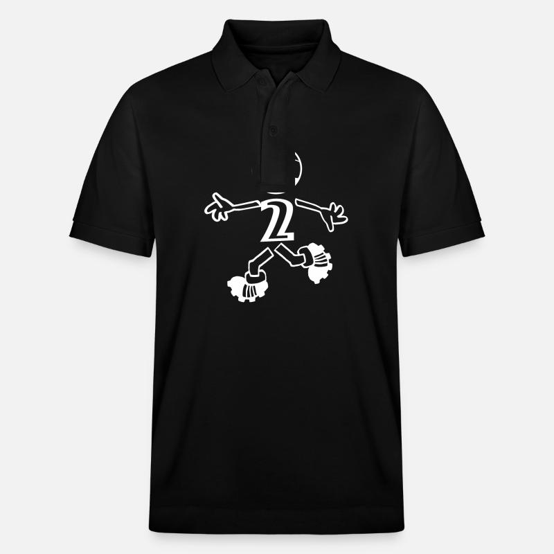 Die Nummer zwei - Stanley/Stella Unisex Bio-Poloshirt PREPSTER - Schwarz
