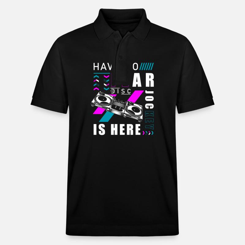 DJ Electro Spaß - Stanley/Stella Unisex Bio-Poloshirt PREPSTER - Schwarz