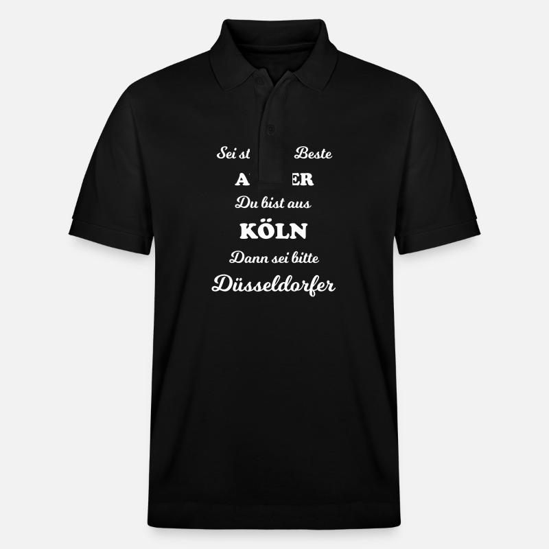 Les gars de Düsseldorf - Polo PREPSTER bio Stanley/Stella Unisexe - noir