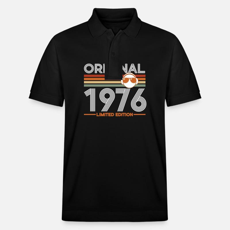1976 - Stanley/Stella Unisex Bio-Poloshirt PREPSTER - Schwarz