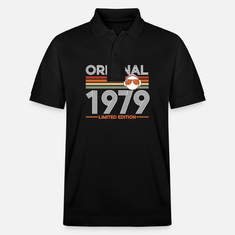 1979 - Stanley/Stella Unisex Bio-Poloshirt PREPSTER - Schwarz