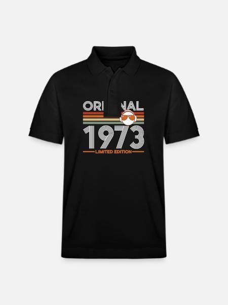 1973 - Stanley/Stella Unisex Organic Polo Shirt PREPSTER - black