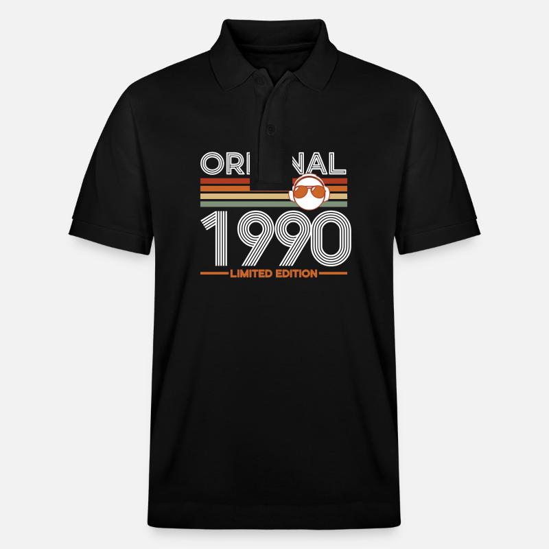 1990 - Stanley/Stella Unisex Bio-Poloshirt PREPSTER - Schwarz