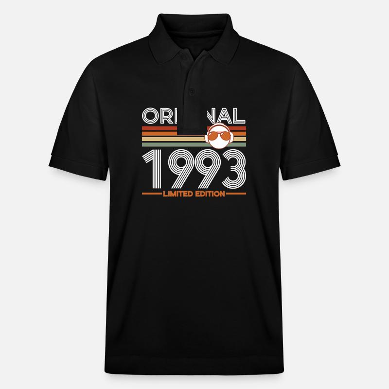 1993 - Stanley/Stella Unisex Bio-Poloshirt PREPSTER - Schwarz