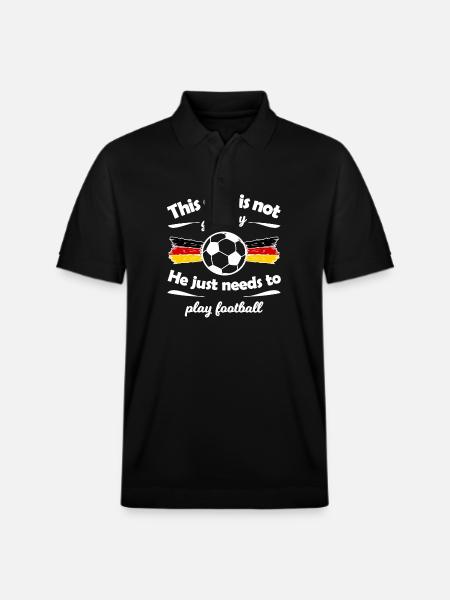 The German Football Miracle - Stanley/Stella Unisex Organic Polo Shirt PREPSTER - black