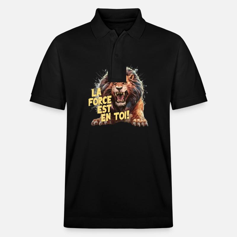 Die Kraft ist in dir - Stanley/Stella Unisex Bio-Poloshirt PREPSTER - Schwarz