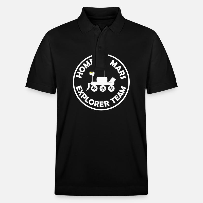 Das Entdecker Team - Stanley/Stella Unisex Bio-Poloshirt PREPSTER - Schwarz