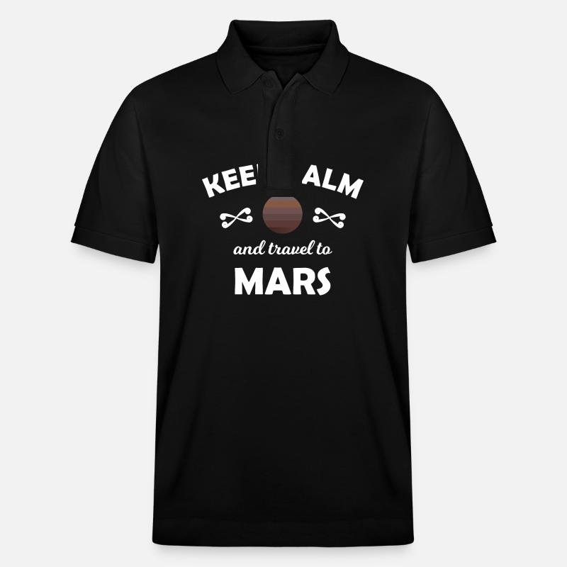 L’espace et les missions spatiales - Polo PREPSTER bio Stanley/Stella Unisexe - noir