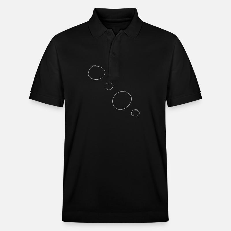 Kreise Kreis Form Symbol - Stanley/Stella Unisex Bio-Poloshirt PREPSTER - Schwarz
