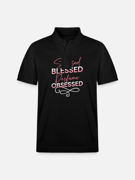 Tuoksupullon hajuveden tuoksu - Stanley/Stella PREPSTER unisex luomupikeepaita - musta