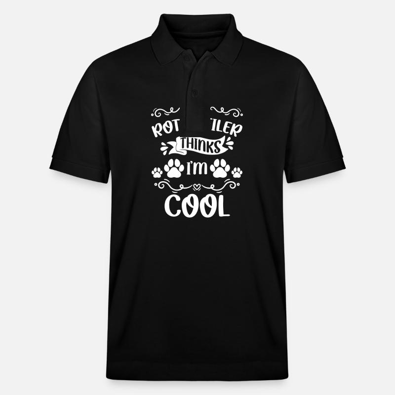 Chien de garde chien - Polo PREPSTER bio Stanley/Stella Unisexe - noir