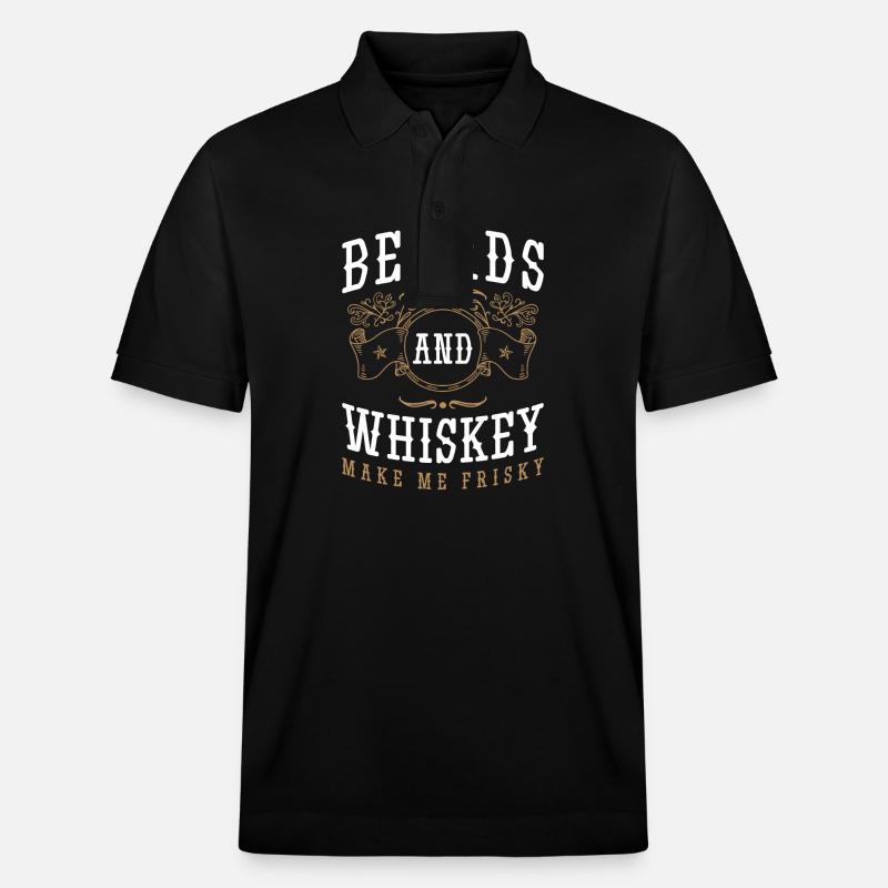 Alcool Alcool Man Bar - Polo PREPSTER bio Stanley/Stella Unisexe - noir