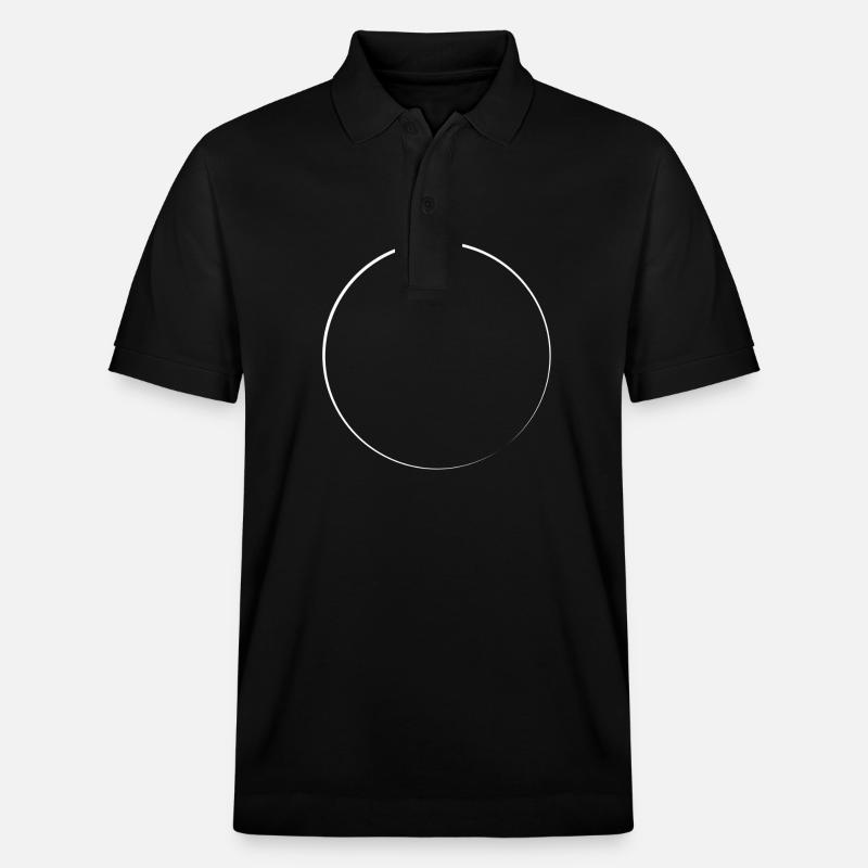 kreis form symbol - Stanley/Stella Unisex Bio-Poloshirt PREPSTER - Schwarz