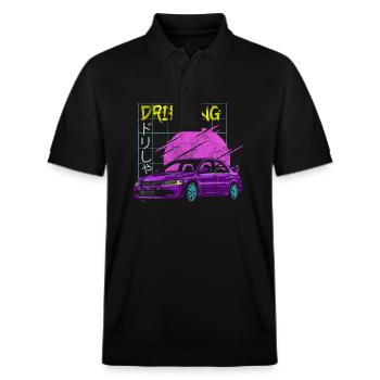 Véhicule de réglage à la dérive Jdm - Polo PREPSTER bio Stanley/Stella Unisexe - noir - Devant - Roxy (174cm) & Andy (188cm)
