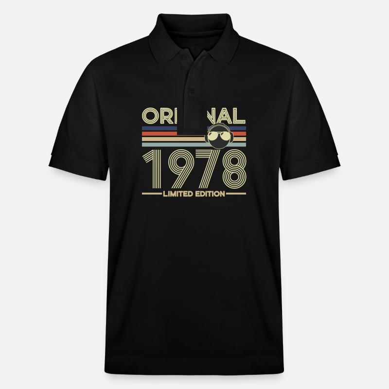 1978 - Stanley/Stella Unisex Bio-Poloshirt PREPSTER - Schwarz