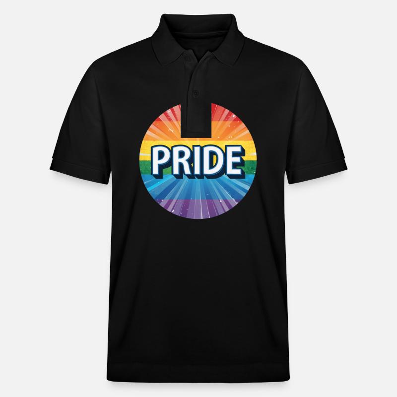 LGBTQ PRIDE - Stanley/Stella Unisex Bio-Poloshirt PREPSTER - Schwarz