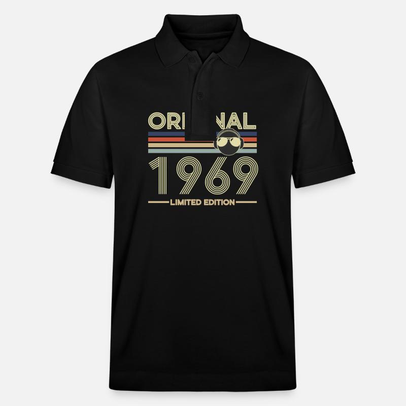 1969 - Stanley/Stella Unisex Bio-Poloshirt PREPSTER - Schwarz