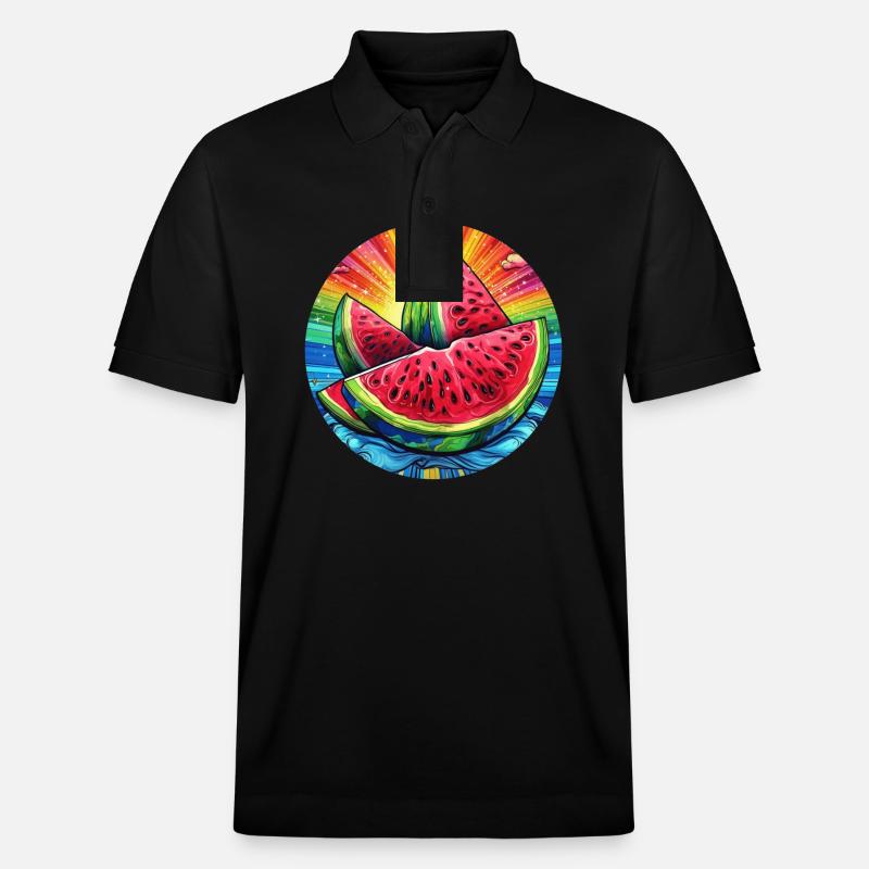 LGBTQ Melone - Stanley/Stella Unisex Bio-Poloshirt PREPSTER - Schwarz