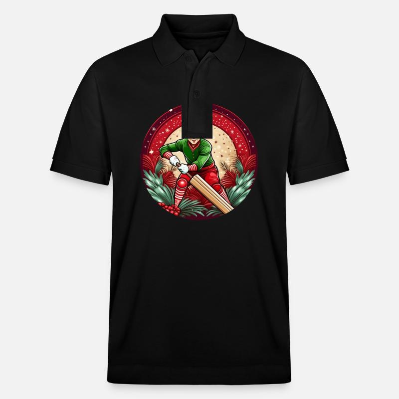 Elfe de Noël Cricket - Polo PREPSTER bio Stanley/Stella Unisexe - noir