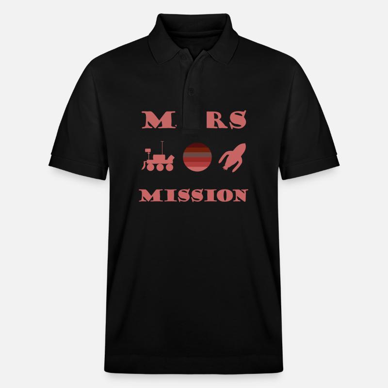 L’expédition dans l’espace - Polo PREPSTER bio Stanley/Stella Unisexe - noir