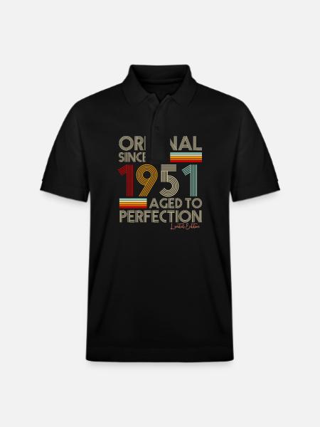 1951 - Stanley/Stella uniseks bio poloshirt PREPSTER - zwart