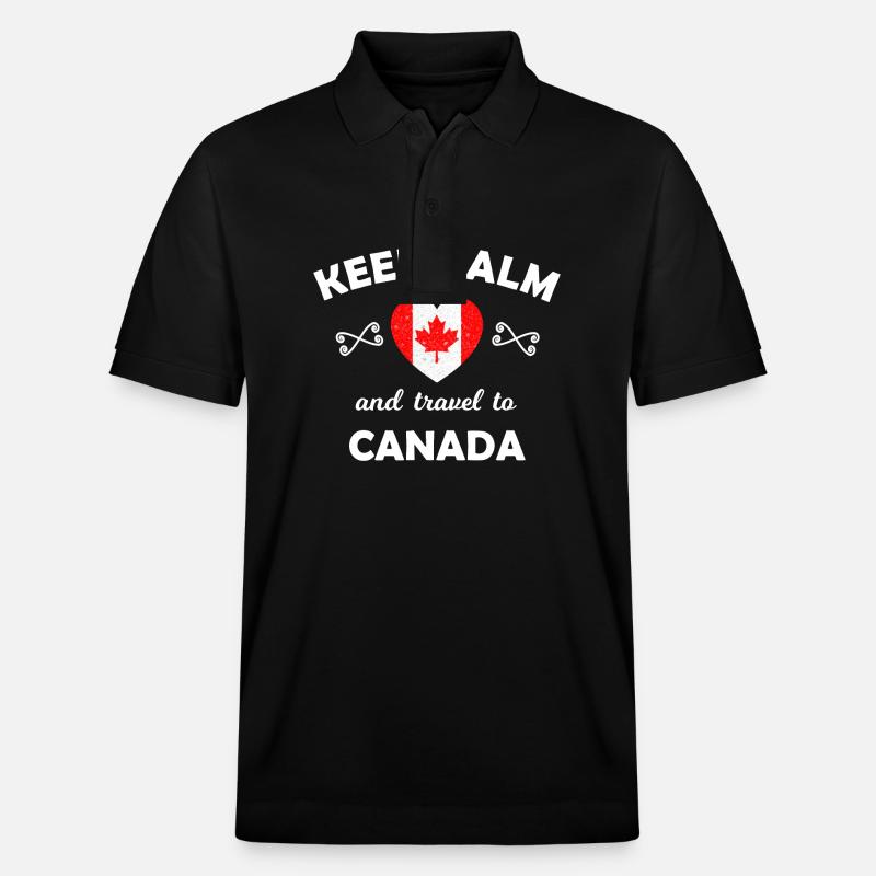 Die Reise nach Kanada - Stanley/Stella Unisex Bio-Poloshirt PREPSTER - Schwarz