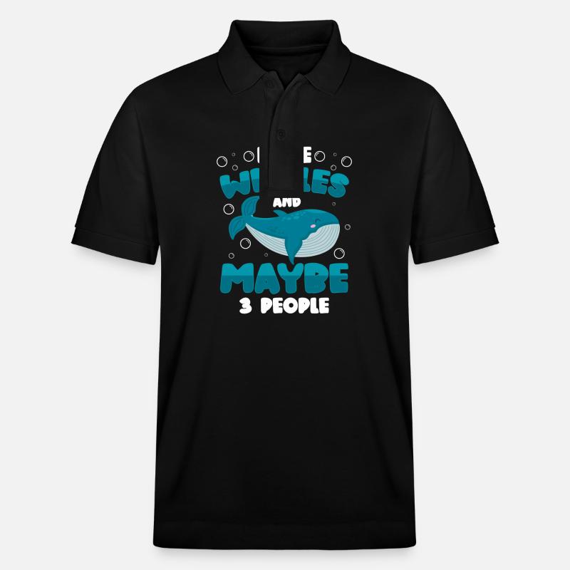 Plongée en mer - Polo PREPSTER bio Stanley/Stella Unisexe - noir