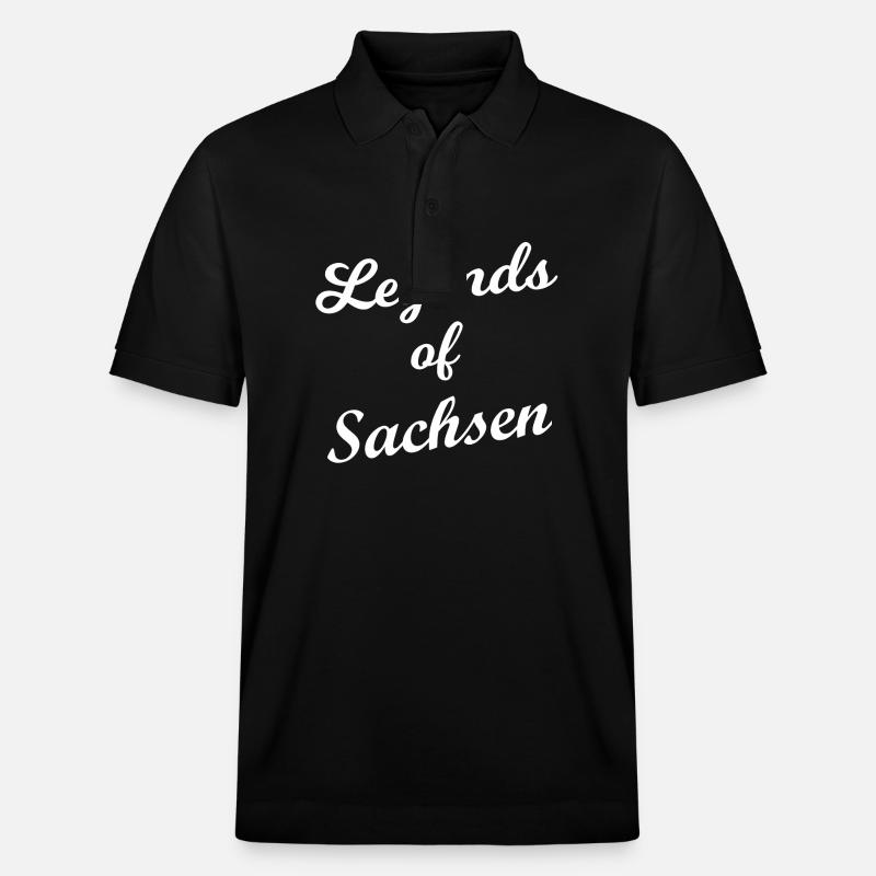 Légendes de Saxe - Polo PREPSTER bio Stanley/Stella Unisexe - noir