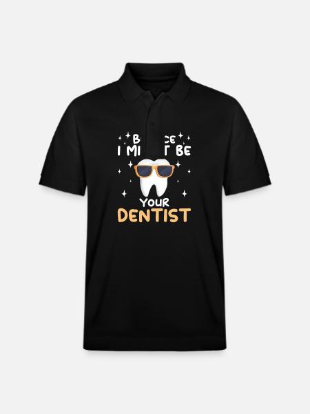 Dentiste Assistant Dentaire Médecine - Polo PREPSTER bio Stanley/Stella Unisexe - noir