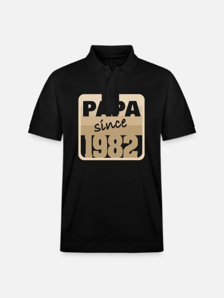 Handcart 1982 - Stanley/Stella Unisex Organic Polo Shirt PREPSTER - black