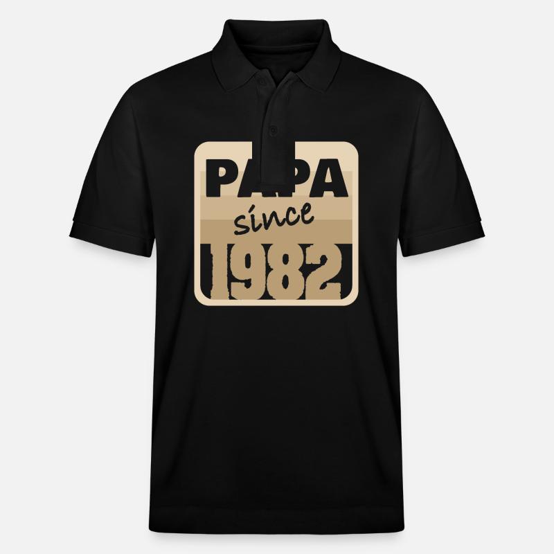 Bollerwagen 1982 - Stanley/Stella Unisex Bio-Poloshirt PREPSTER - Schwarz