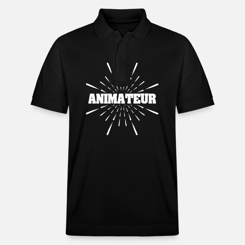 Animateur de poste - Polo PREPSTER bio Stanley/Stella Unisexe - noir