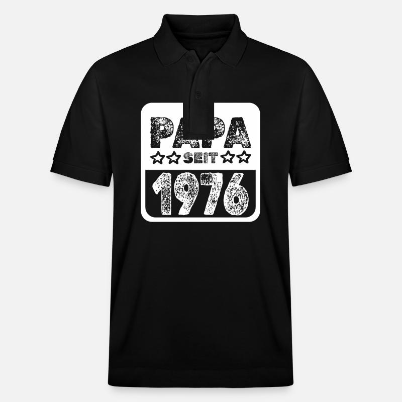 1976 - Polo PREPSTER bio Stanley/Stella Unisexe - noir