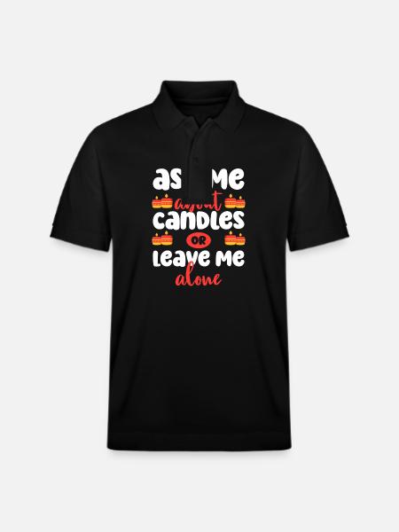 Candles Wax Partner - Stanley/Stella Unisex Organic Polo Shirt PREPSTER - black