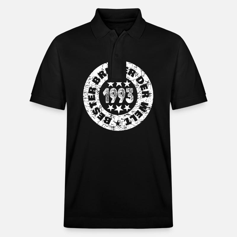 1993 - Polo PREPSTER bio Stanley/Stella Unisexe - noir