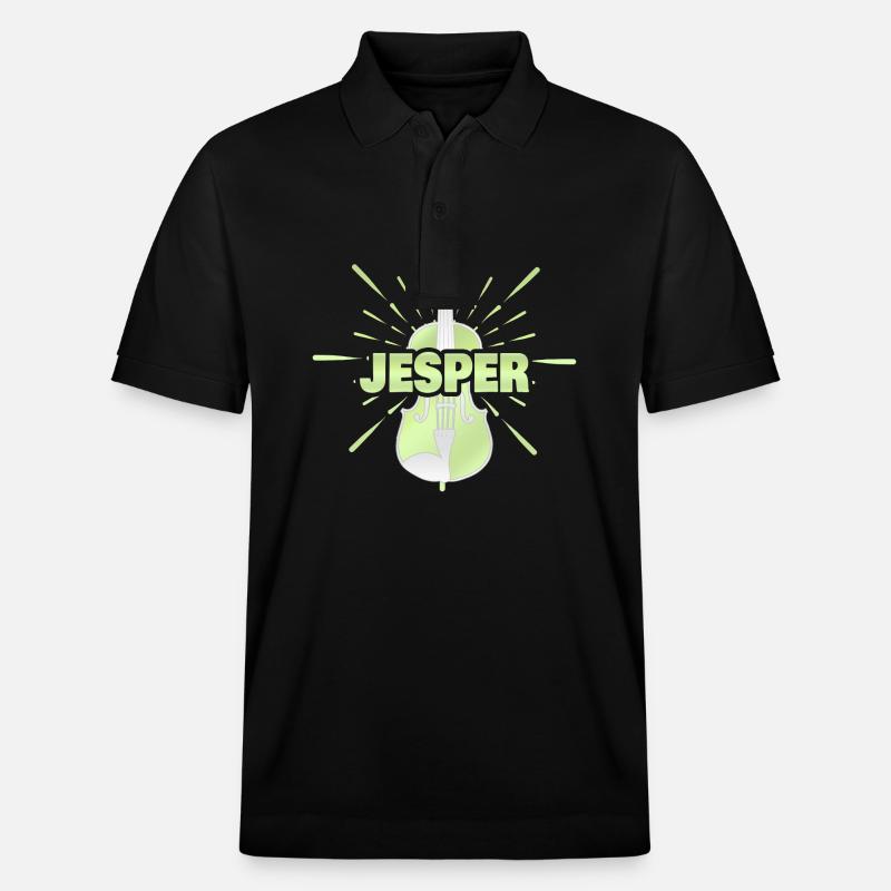 Jesper als Streichinstrument - Stanley/Stella Unisex Bio-Poloshirt PREPSTER - Schwarz