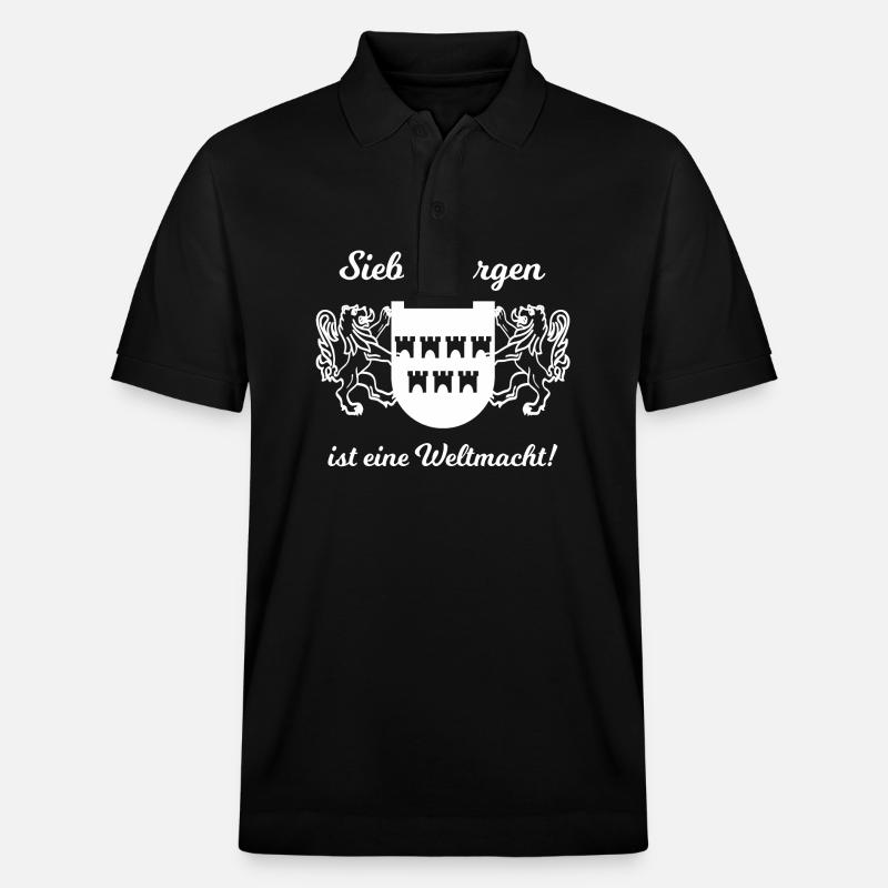 Le beau pays de Transylvanie - Polo PREPSTER bio Stanley/Stella Unisexe - noir