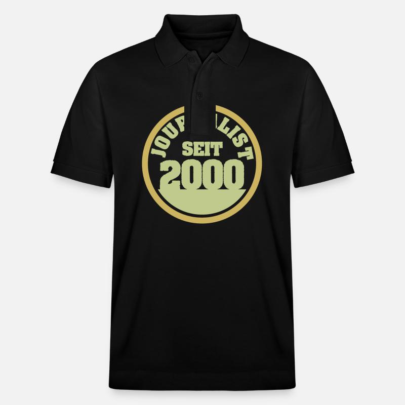 2000 - Stanley/Stella Unisex Bio-Poloshirt PREPSTER - Schwarz